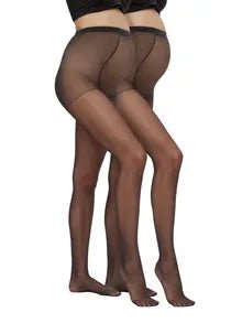 MLMalou gravidstrømpebukser 20den, 2 - pak - Buump - Strømpebukser - Mamalicious