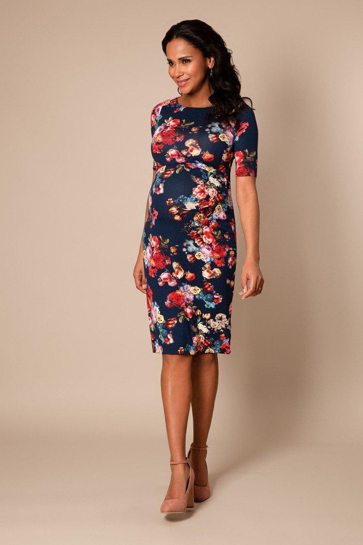 Anna graviditetskjole fra Tiffany Rose (midnight garden floral)#Tiffany RoseDressBuump