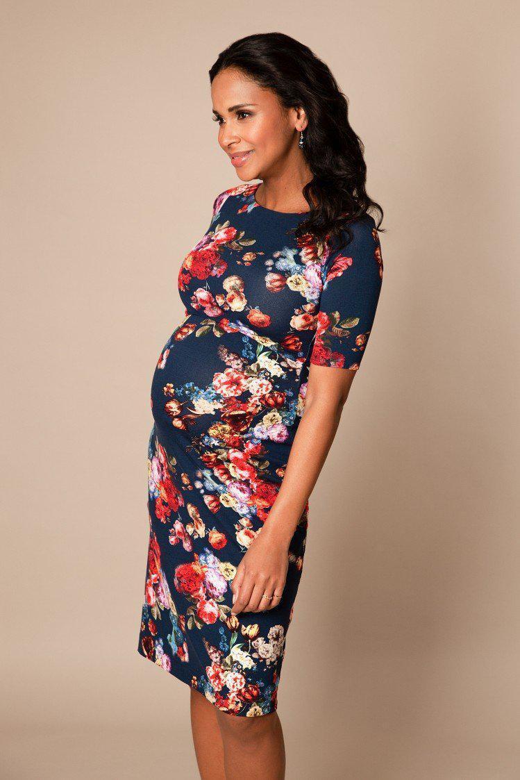 Anna graviditetskjole fra Tiffany Rose (midnight garden floral)#Tiffany RoseDressBuump