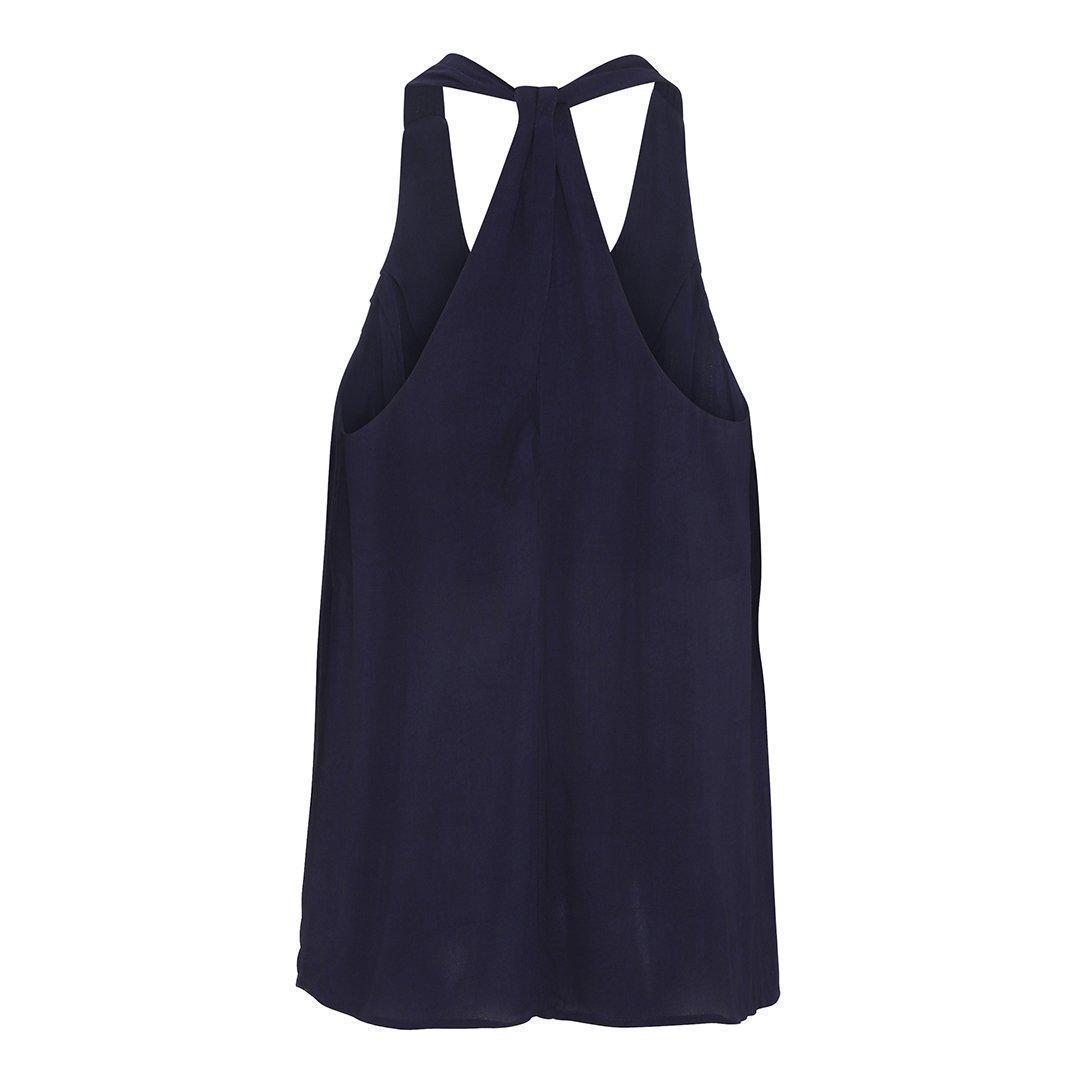 Blueberry Ruffle top til gravide, blå#Expectations CopenhagenTopBuump