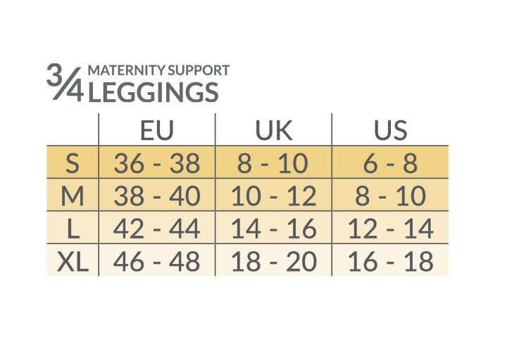 Carriwell 3/4 graviditetsleggings, sort - Buump - Leggings - Carriwell