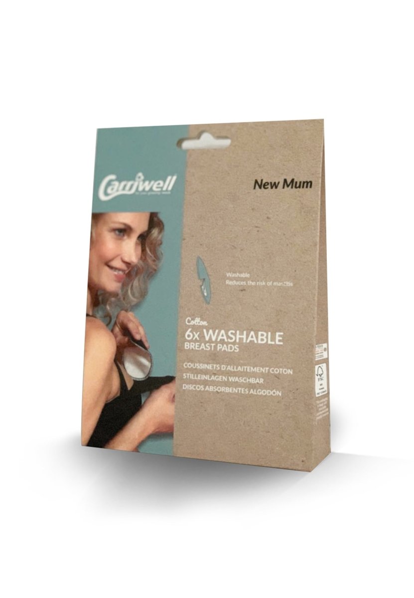 Carriwell ammeindlæg i bomuld, 6 stk. sorte inkl. vaskepose, genanvendelige/vaskbare#CarriwellLingerieBuump