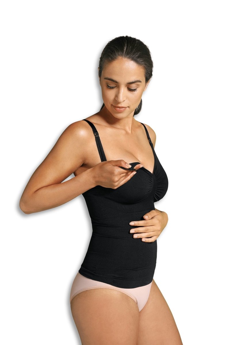 Carriwell ammetop med shapewear, sort#CarriwellLingerieBuump