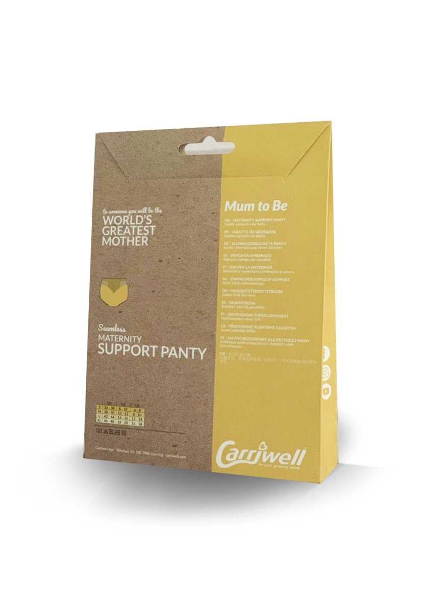 Carriwell graviditetstrusse med støtte, sort#CarriwellLingerieBuump