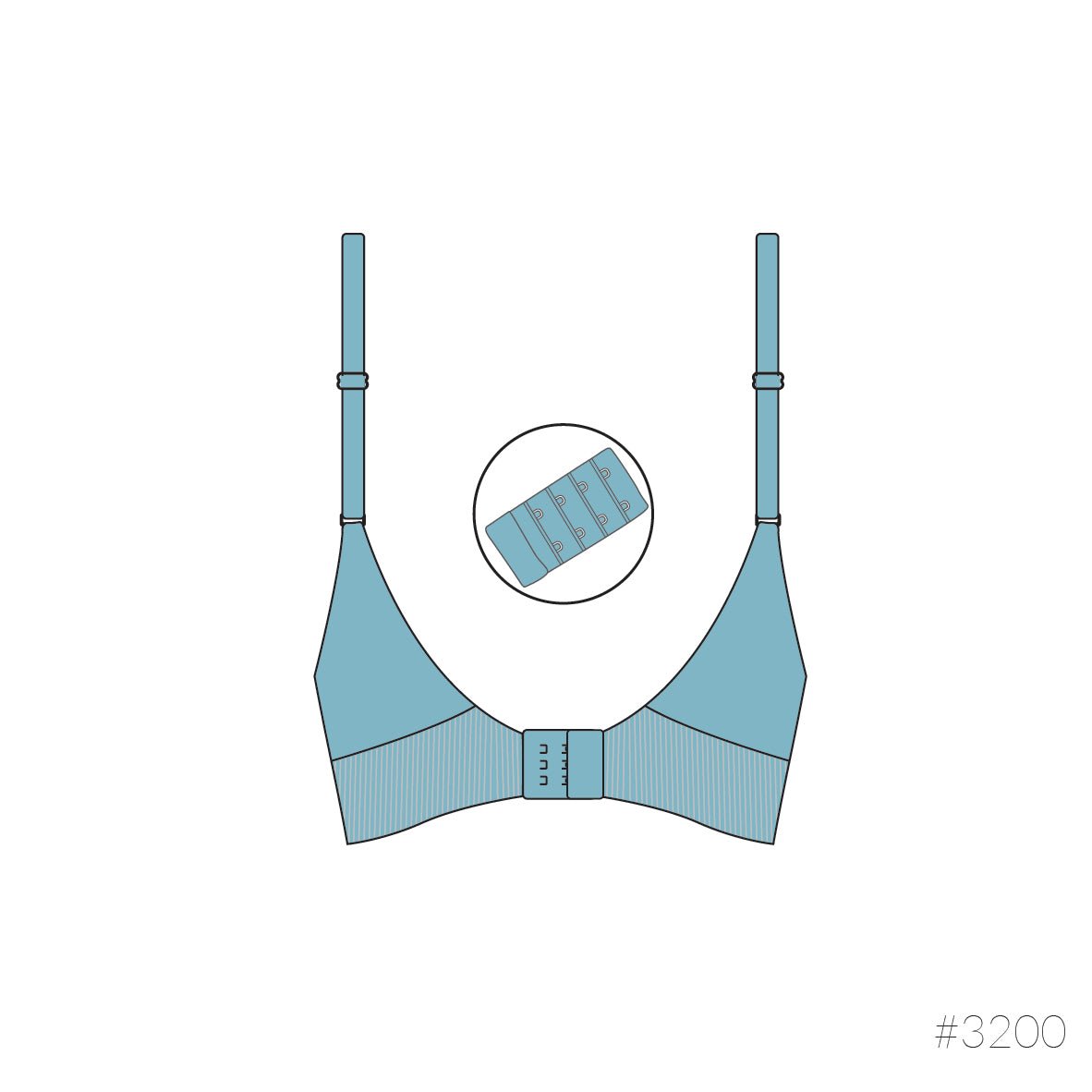 Carriwell økologisk graviditets- og amme BH (Organic seamless), Sort#CarriwellLingerieBuump