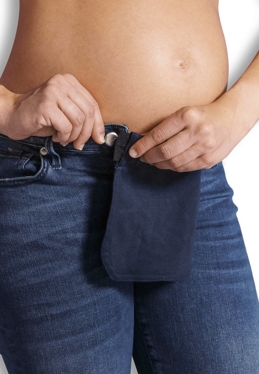 Carriwell, taljeforlænger 3-pak, økologisk bomuld (sort, hvid, marine)#CarriwellAccessoriesBuump