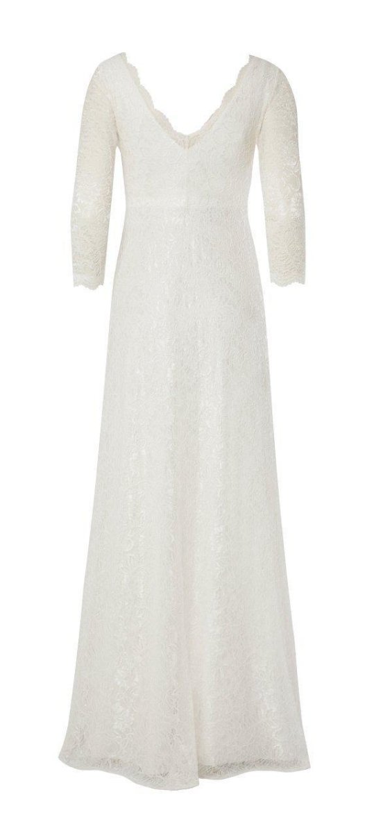 Chloe brudekjole til gravid fra Tiffany Rose i lang (elfenbensfarvet)#Tiffany RoseWedding dressBuump