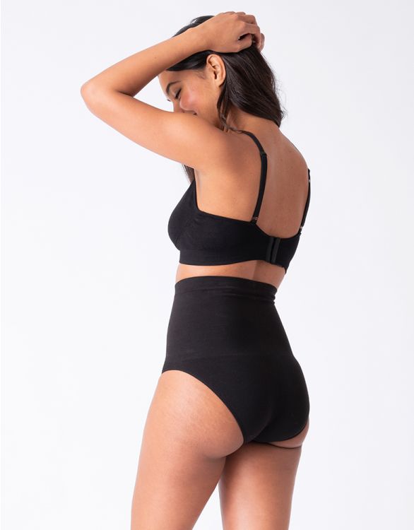 Seraphine efterfødsels-/shaping-trusser i sort og hvid (2-pak/twinpack)#SeraphineTrusserBuump