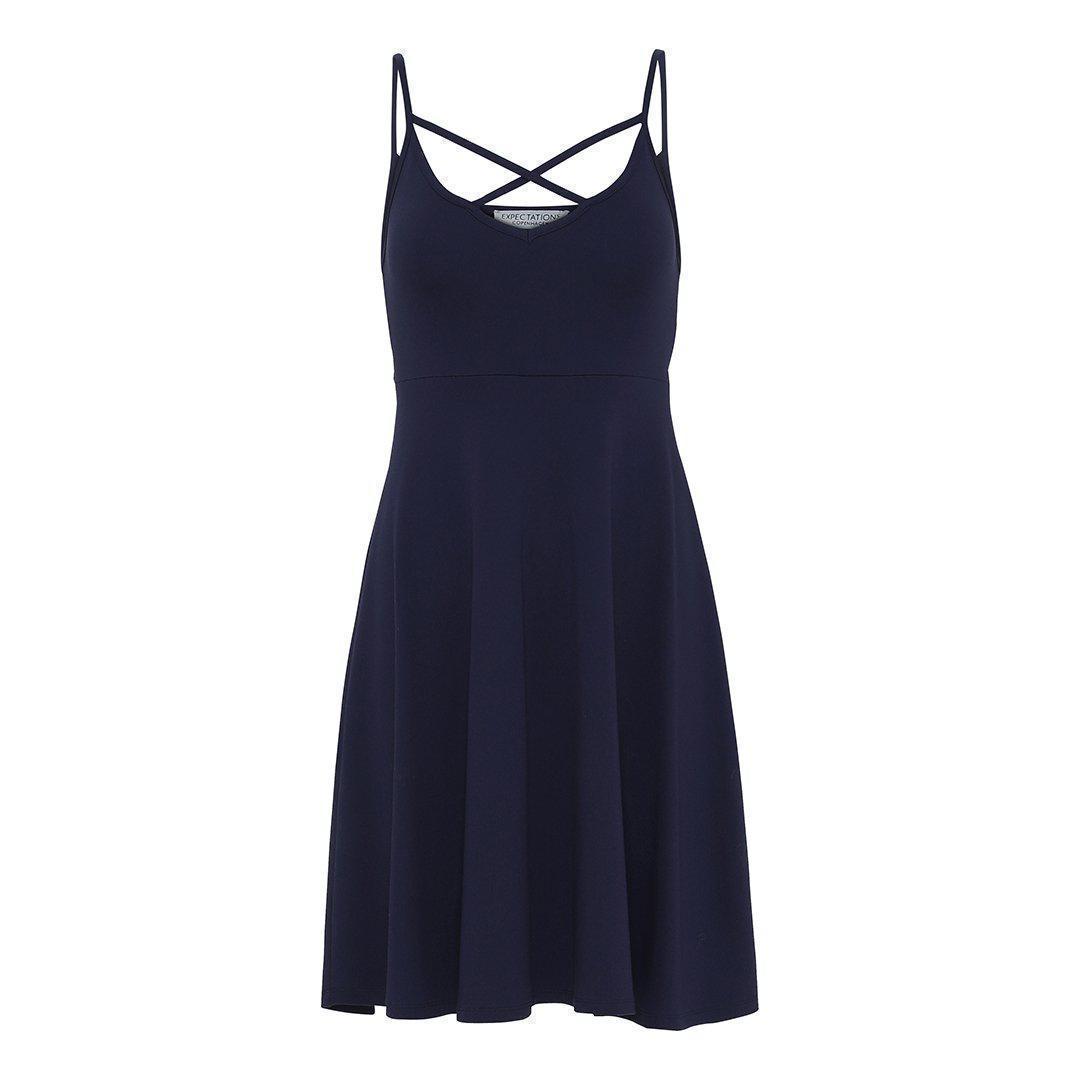 Happy Strappy ventekjole, mørkeblå#Expectations CopenhagenDressBuump