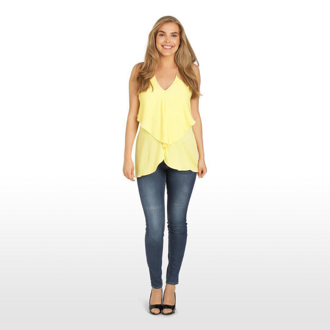 Hello Yellow top til gravide, gul#Expectations CopenhagenTopBuump