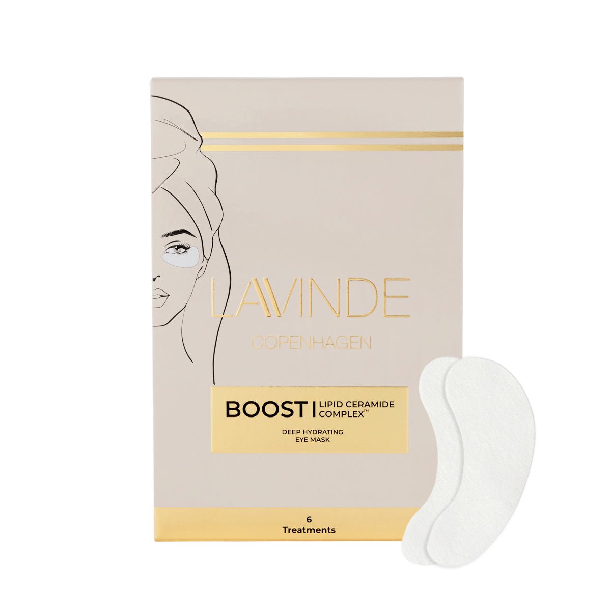 Lavinde Boost Deep Hydrating Eye Mask, 6 behandlinger - Buump - Cosmetics - Lavinde Copenhagen