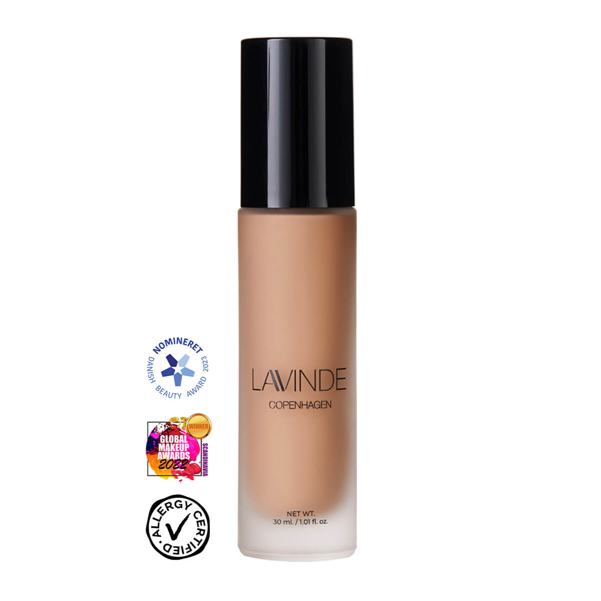 Lavinde Copenhagen NATURAL GLOW Liquid Foundation Cool Beige (209) 30ml - Buump - Cosmetics - Lavinde Copenhagen