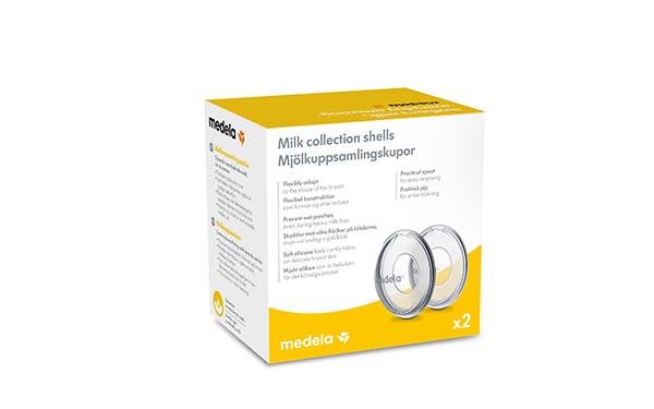 Mælkeopsamlingsskaller, 2 stk., Medela#MedelaBreastfeedingBuump