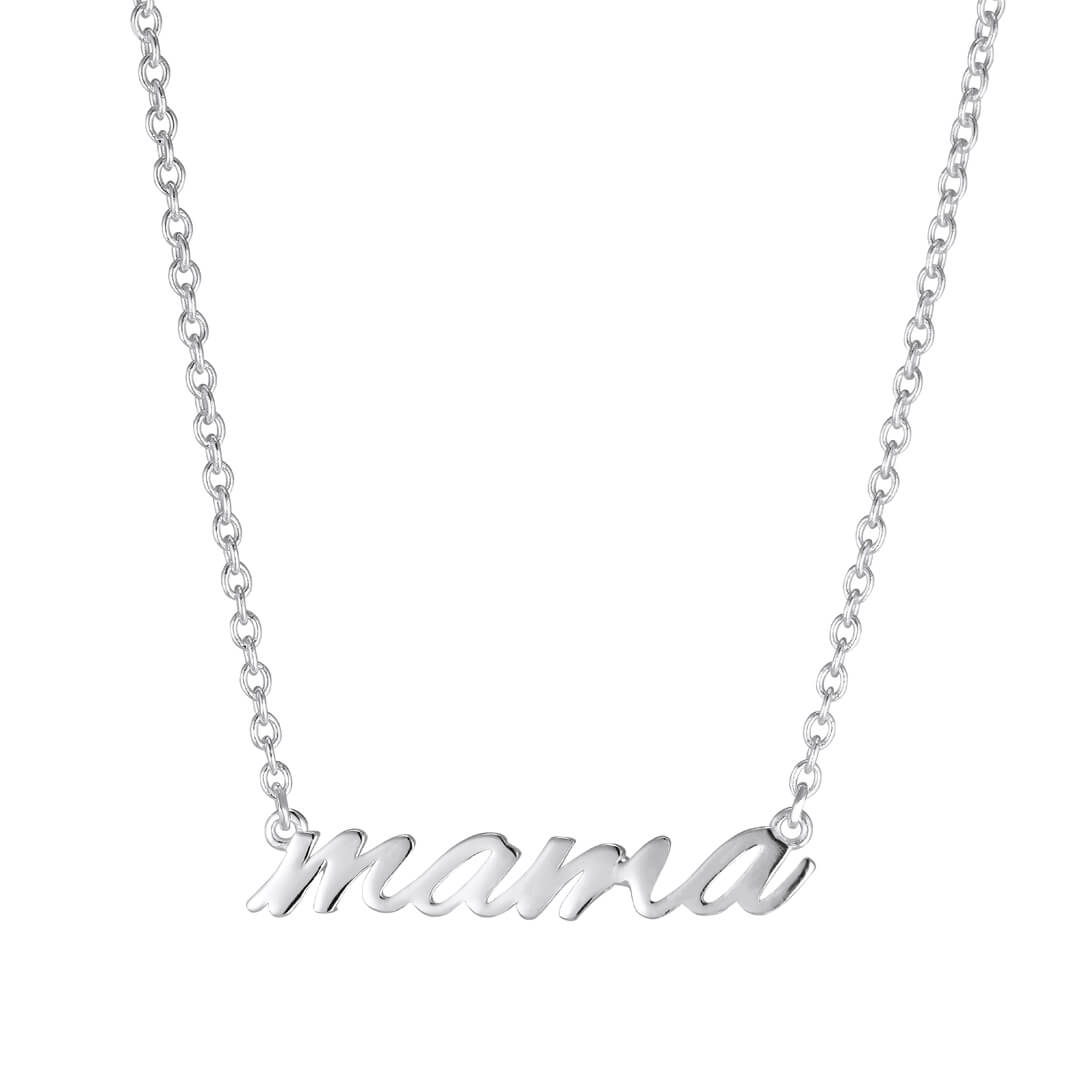 Mama-halskæde i sølv#MotherLoveJewelryBuump