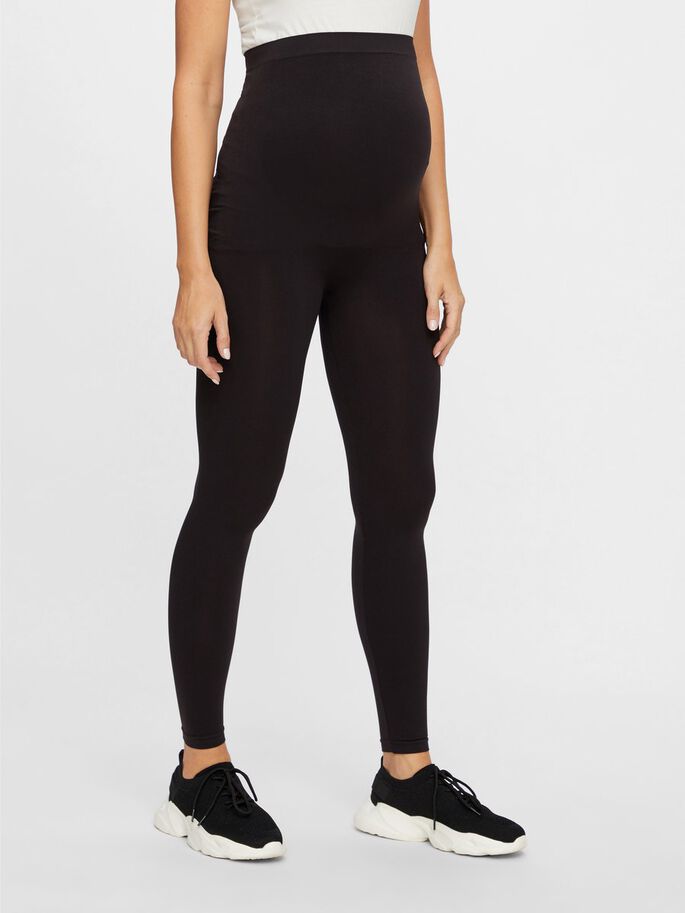 Mamalicious sorte graviditets leggings, MLTia#MamaliciousLeggingsBuump