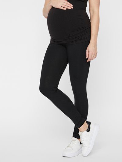 Mammalicious 2 pak vente leggings i økologisk bomuld, MLLea#MamaliciousLeggingsBuump
