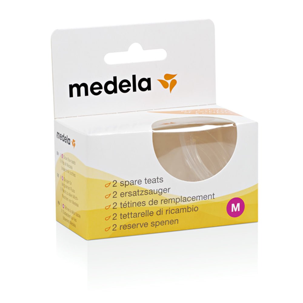 Medela Flaskesut M, 3-6 måneder, 2 stk. - Buump - Breastfeeding - Medela