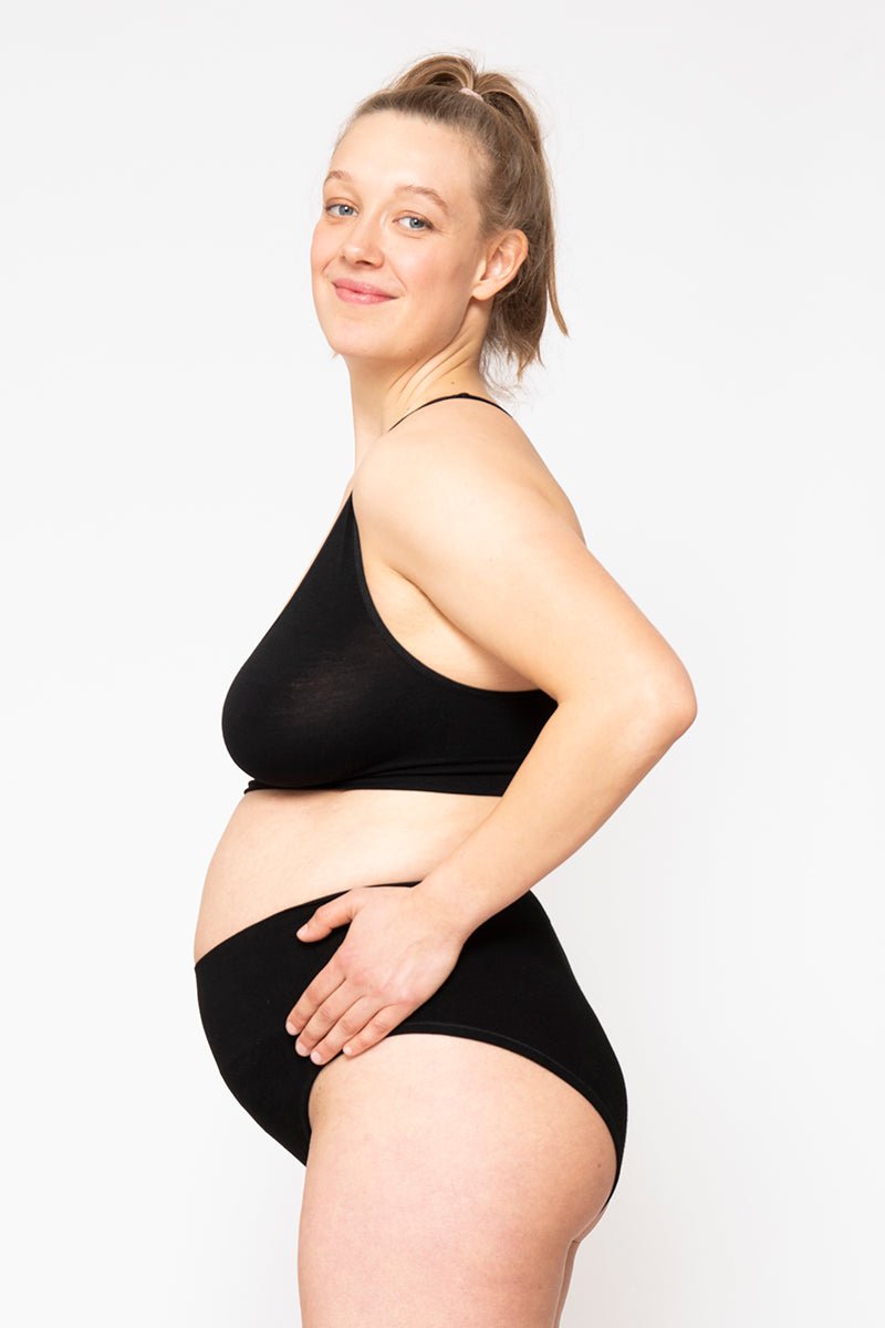 Milker Becky nat og dag amme-bh i økologisk bambus, sort - Buump - Lingerie - Milker