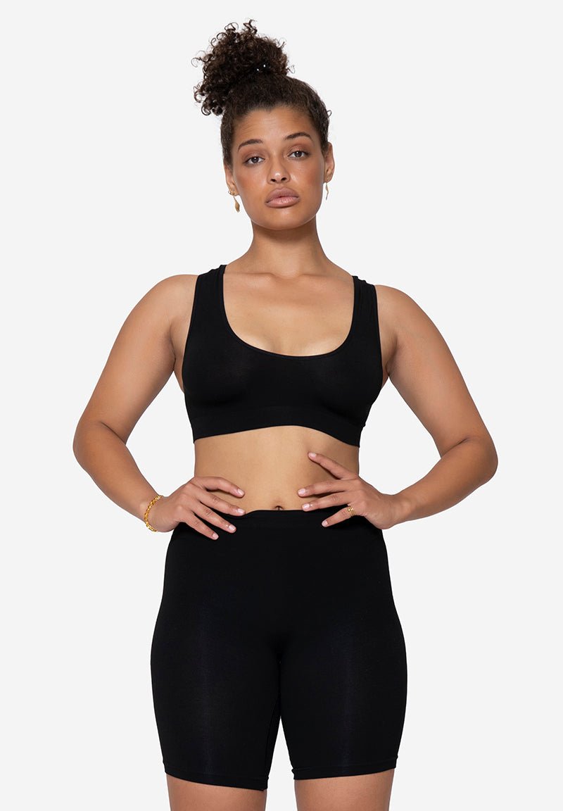 Milker Becky nat og dag amme-bh i økologisk bambus, sort - Buump - Lingerie - Milker