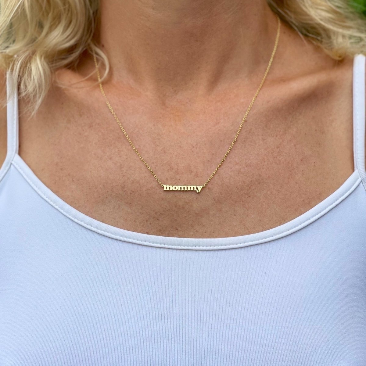 Mommy-halskæde i guld - Buump - Jewelry - MotherLove