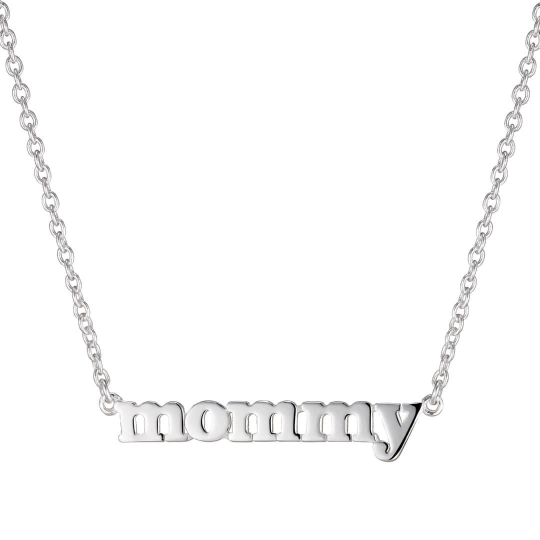 Mommy-halskæde i sølv#MotherLoveJewelryBuump