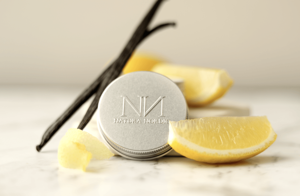 Naturlig creme deodorant, Colombo (Lemon/Vanilie), aluminiumfri og plastfri, Natura Nordic (Vegansk)#Natura NordicSkincareBuump