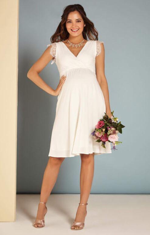 Nina brudekjole til gravid fra Tiffany Rose#Tiffany RoseWedding dressBuump