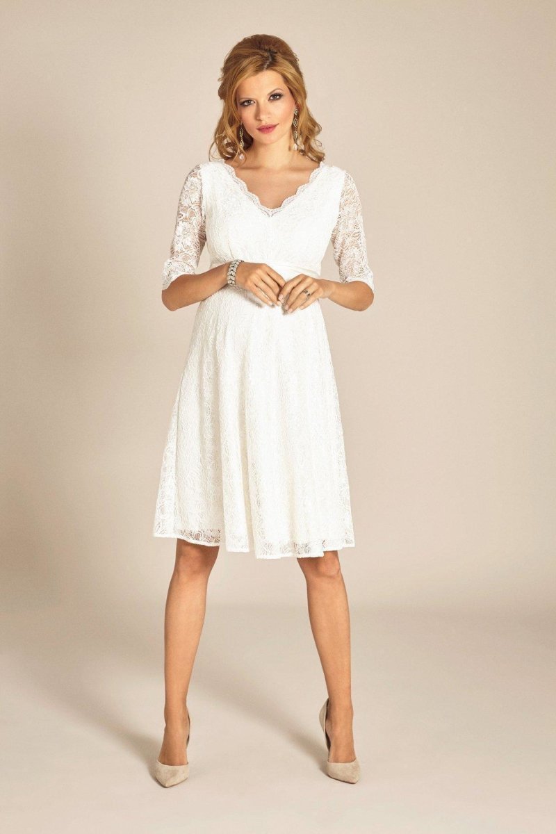 Noelle brudekjole til gravid fra Tiffany Rose (elfenbensfarvet)#Tiffany RoseWedding dressBuump