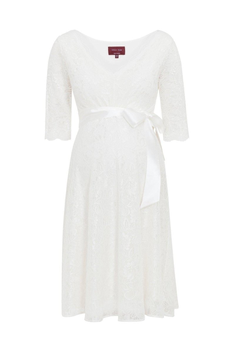 Noelle brudekjole til gravid fra Tiffany Rose (elfenbensfarvet)#Tiffany RoseWedding dressBuump