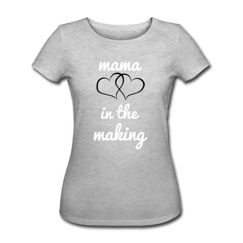 T-shirt økologisk gravid - "Mama in the making"#BuumpT-shirtBuump