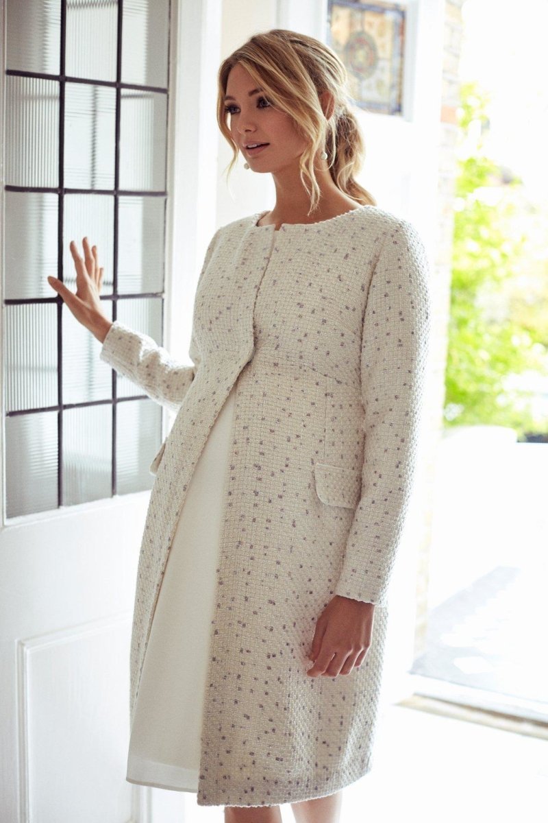 Sienna kjole til gravid fra Tiffany Rose (elfenbensfarvet)#Tiffany RoseWedding dressBuump