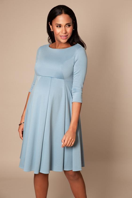 Sienna kjole til gravid fra Tiffany Rose (cashmere-blå)#Tiffany RoseDressBuump