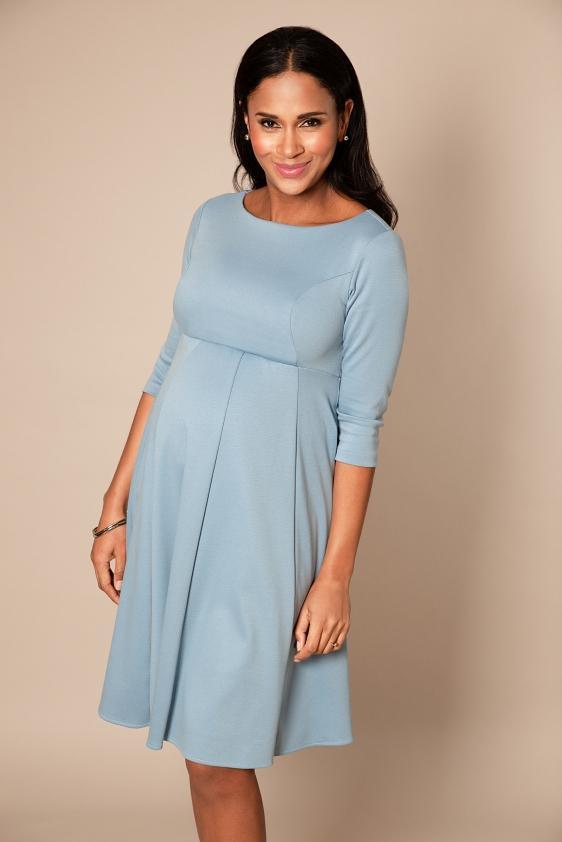 Sienna kjole til gravid fra Tiffany Rose (cashmere-blå)#Tiffany RoseDressBuump
