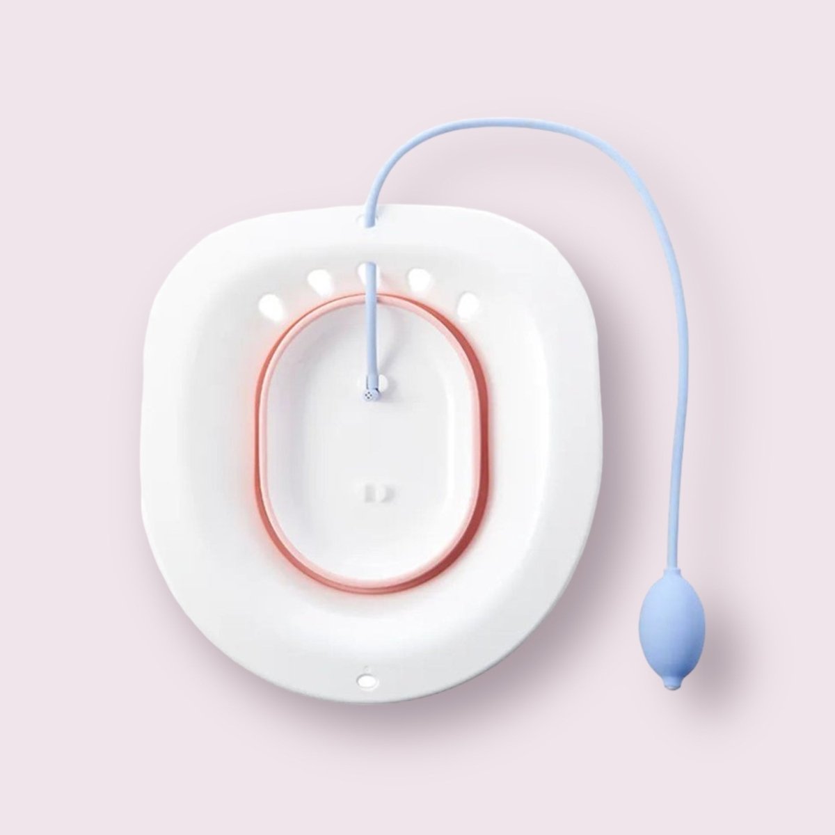 Skylleflaske og Sitz Bath sæt - optimal intimhygiejne - lilla - Buump - Intimate care - Buump