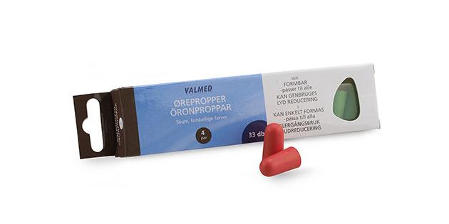 ValMed ørepropper, 4 par#ValmedEarplugsBuump