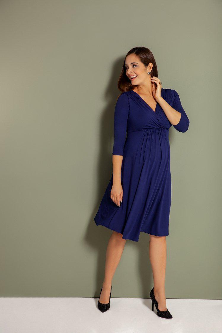 Willow kjole til gravid fra Tiffany Rose (blå)#Tiffany RoseDressBuump
