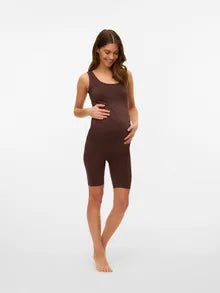 Mamalicious sømløse venteshorts, brun/java, MLTia - Buump - Shorts - Mamalicious