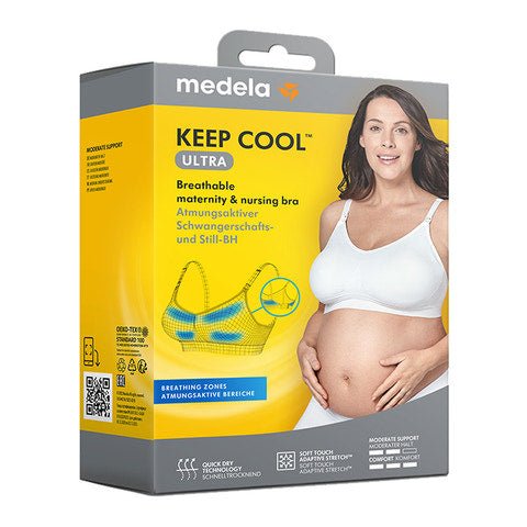 Medela Keep Cool Ultra åndbar graviditets- og amme-bh, sort - Buump - Amme-bh - Medela