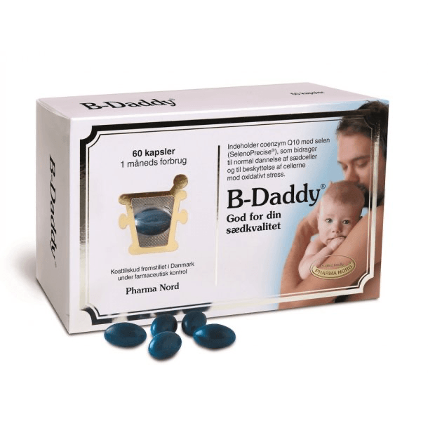 B-Daddy, 60 stk. kapsler til forbedret sædkvalitet, Pharma Nord - Buump - Vitamins - Pharma Nord