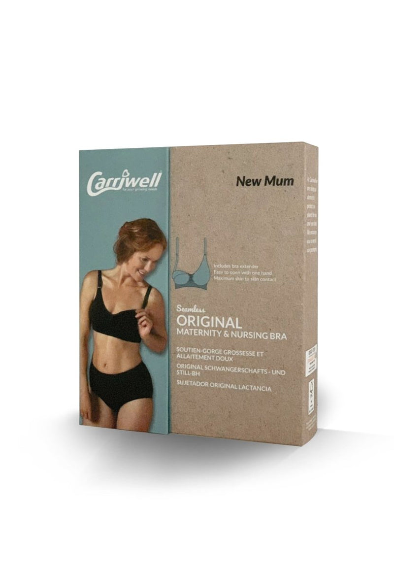 Carriwell graviditets- & amme-BH (Original seamless), sort