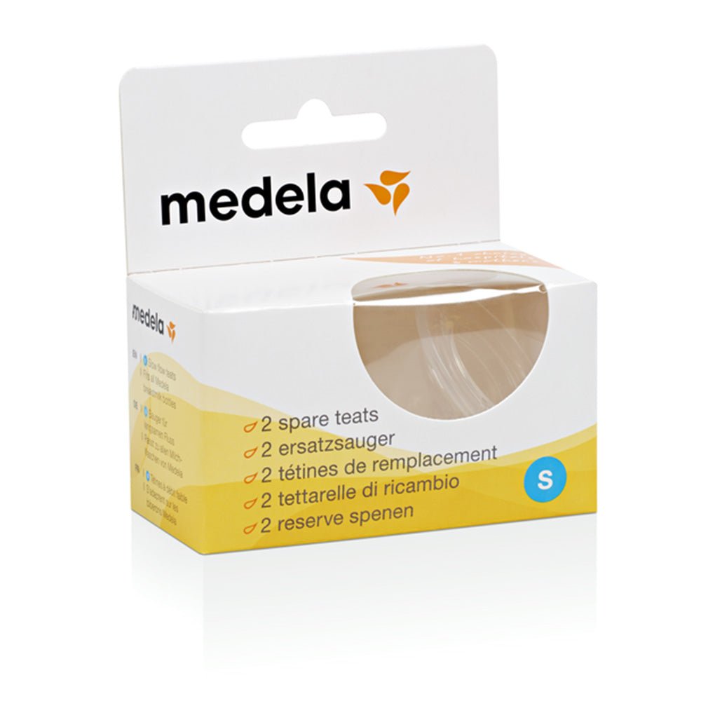 Medela Flaskesut S, 0-3 måneder, 2 stk. - Buump - Breastfeeding - Medela