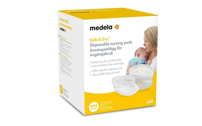 Medela Safe & Dry engangs ammeindlæg, 60 stk - Buump - Breastfeeding - Medela