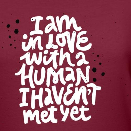 T-shirt økologisk gravid  - "I am in love"#BuumpT-shirtBuump