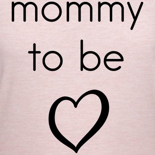 T-shirt økologisk gravid  - "Mommy to be"