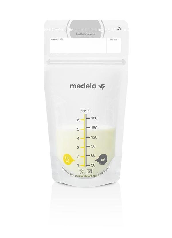 Opbevaringsposer til brystmælk, 25 stk., Medela