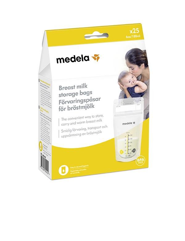 Opbevaringsposer til brystmælk, 50 stk., Medela