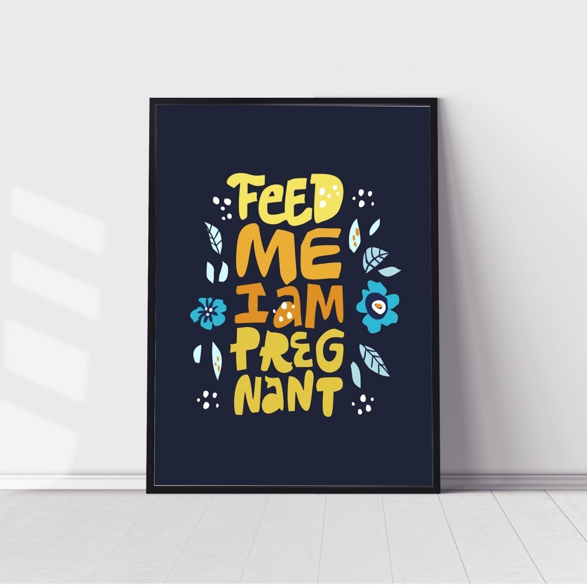Plakat om graviditet "Feed Me"#BuumpPosterBuump