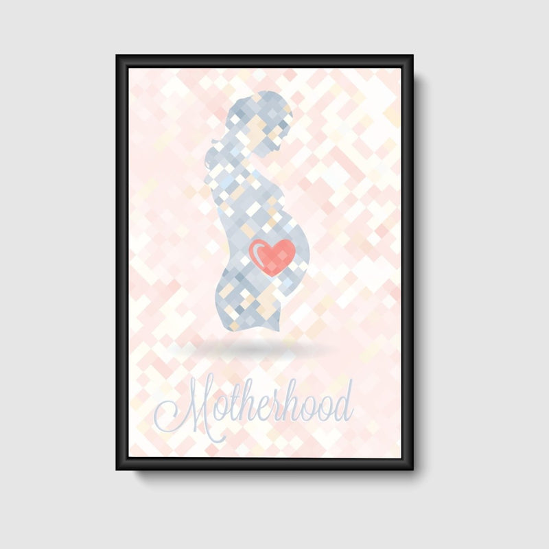 Plakat om graviditet "Motherhood"