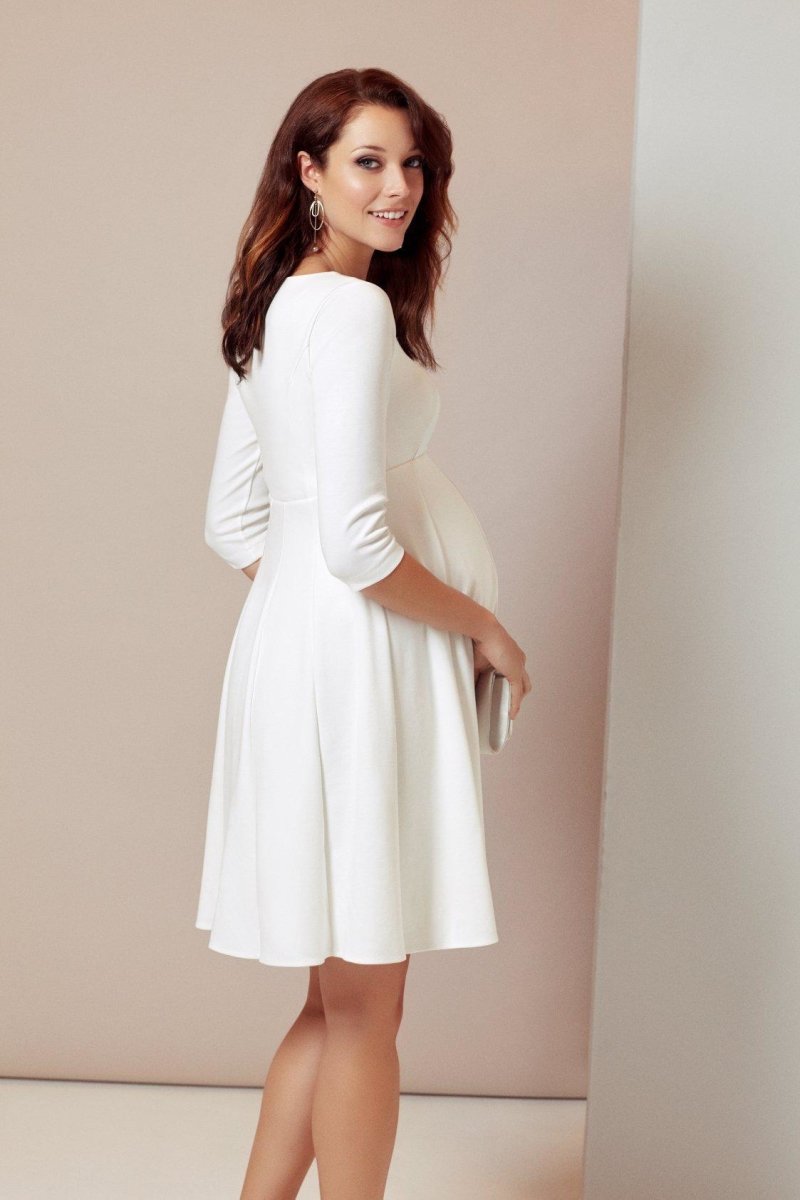 Sienna kjole til gravid fra Tiffany Rose (elfenbensfarvet)#Tiffany RoseWedding dressBuump