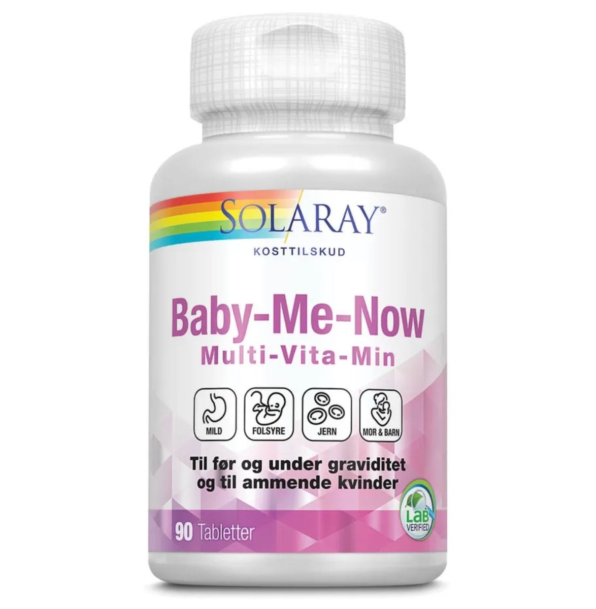 Solaray Baby-Me-Now multivitaminer, 90 tabletter - Buump - Vitamins - Solaray